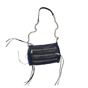 Black Leather Crossbody Bag